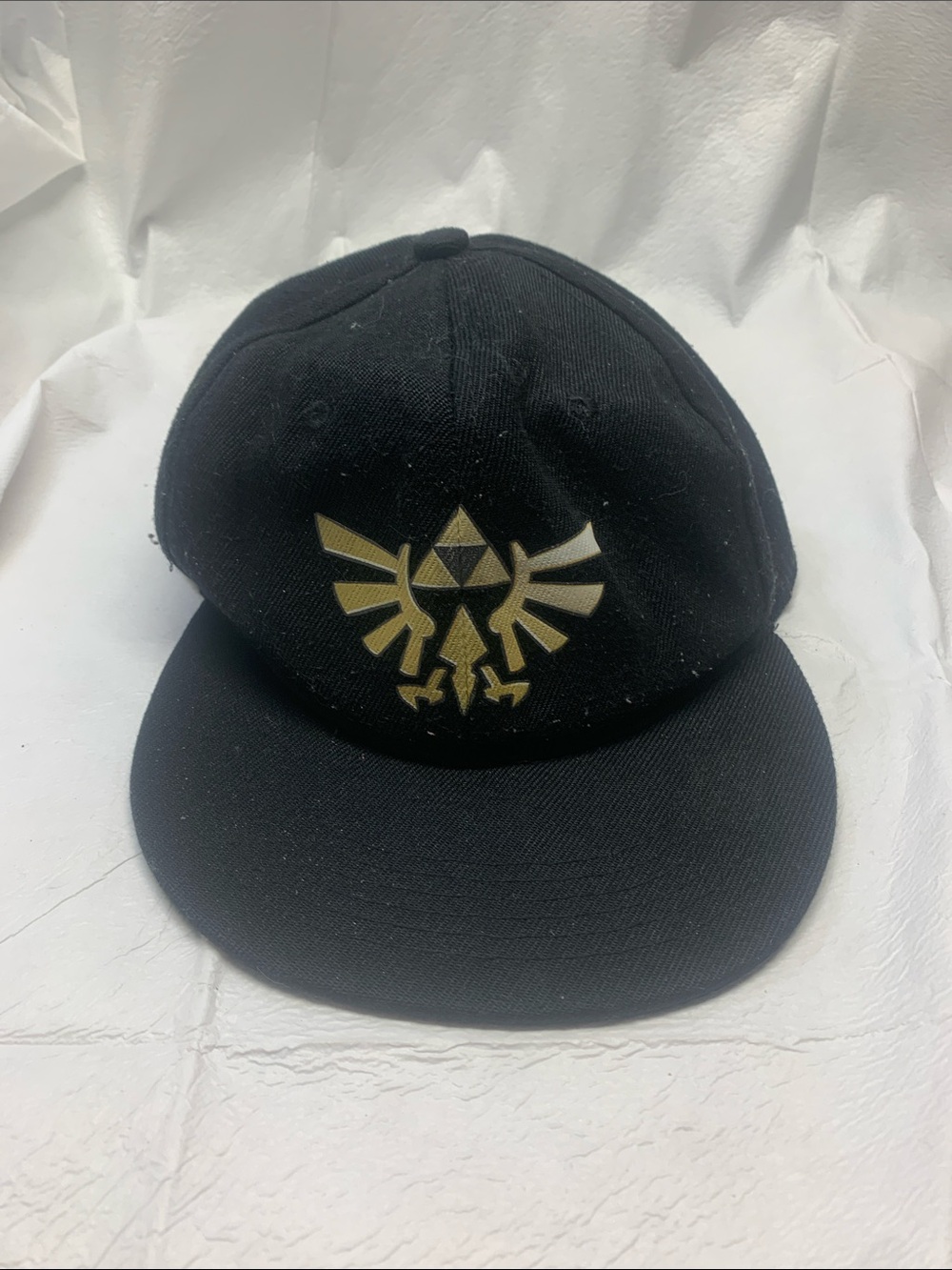Legend of Zelda Snapback Hat with Gold Emblem